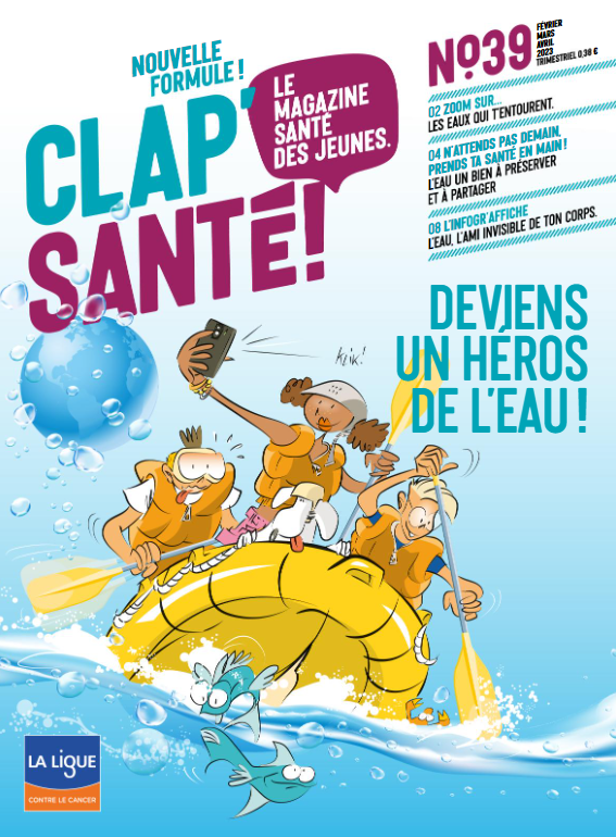 Découvrez le magazine gratuit de la Ligue contre le cancer Clapsanté